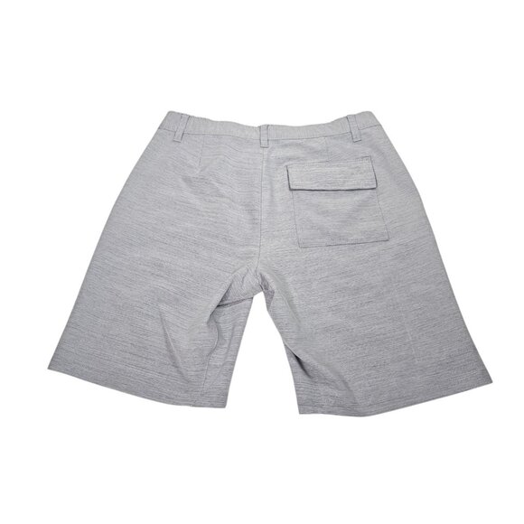 BYLT Premium Basics Kinetic Shorts Men’s Large 9.5" Light Gray Performance Chino - Picture 7 of 13
